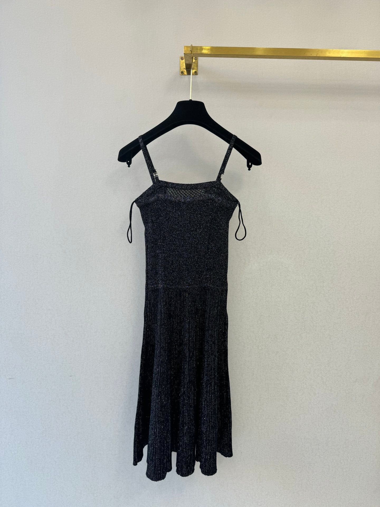 Chanel 2026 Slip Dress Black Cotton 394829