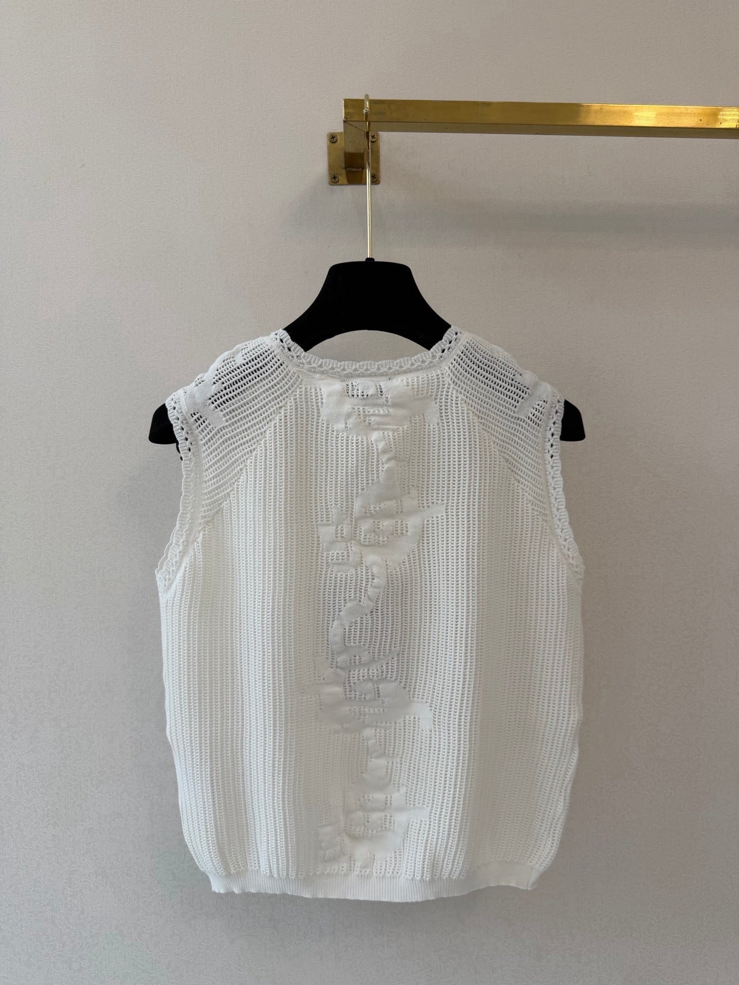 Chanel 2026 Tank Top White Cotton 394832