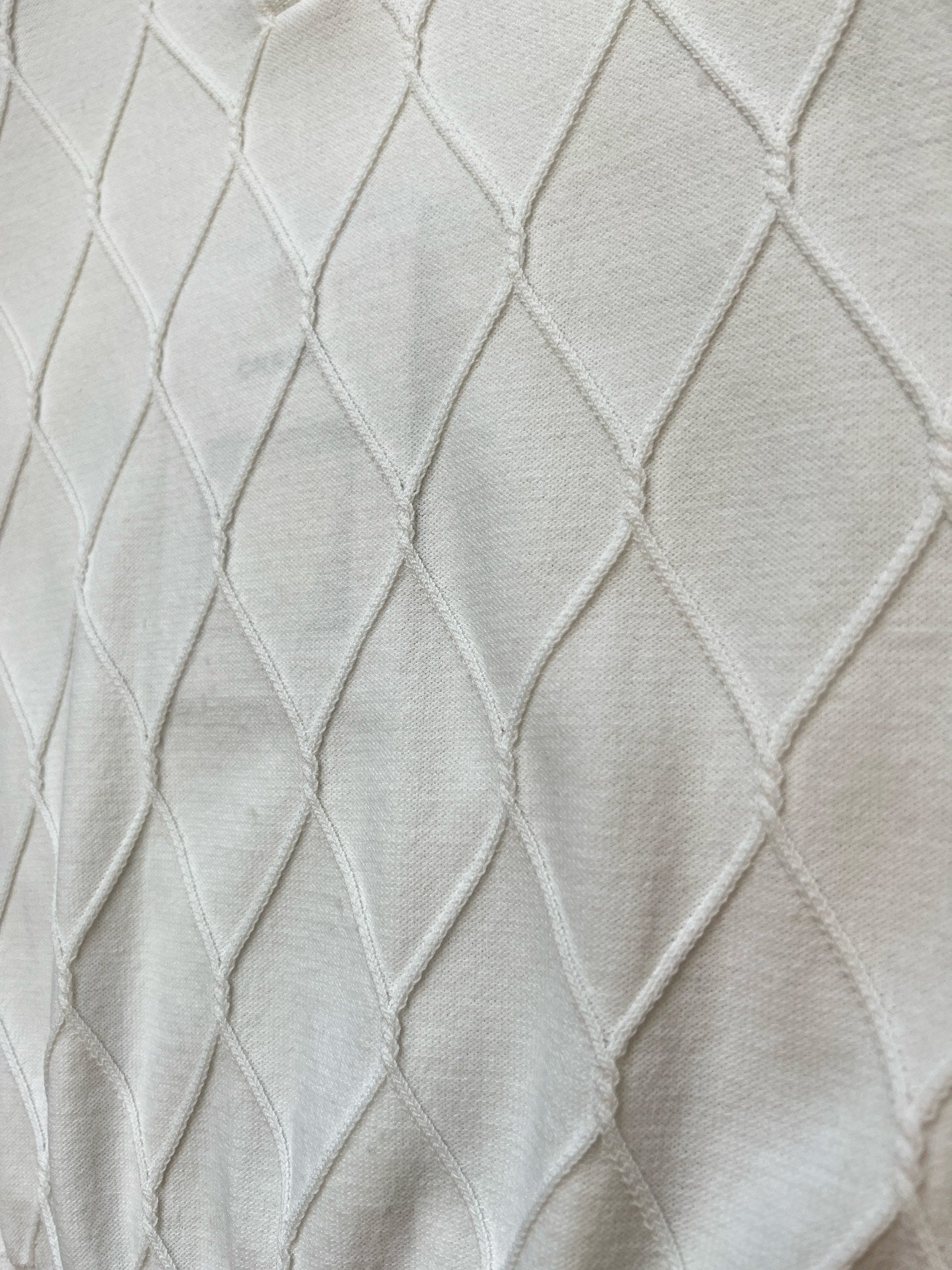 Chanel 2026 Knit Vest White Wool 637500