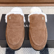 Chanel 2026 Wool Mules Suede 983862