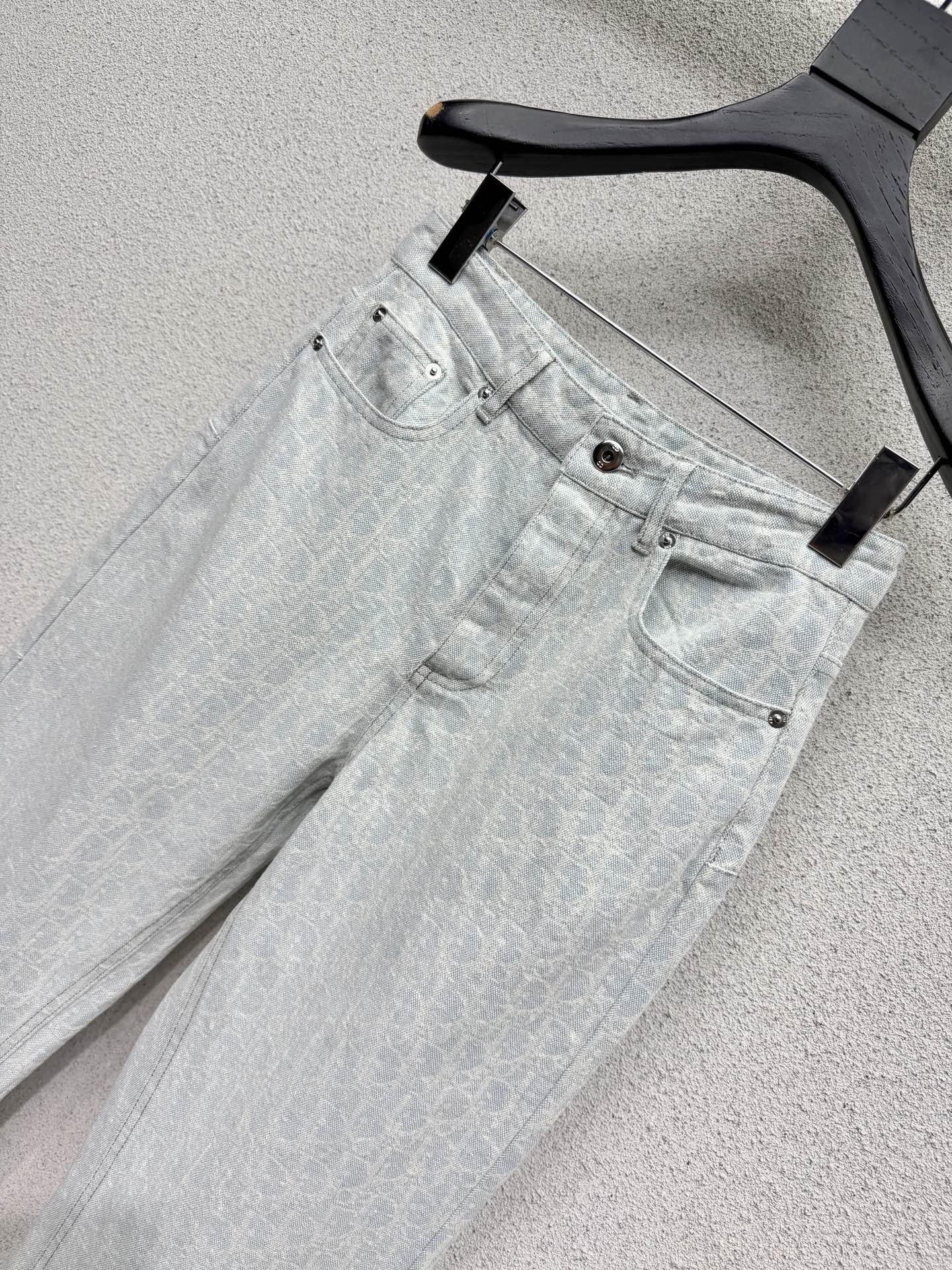 Dior 2026 Demin Jean Pants Light Blue Cotton 400972