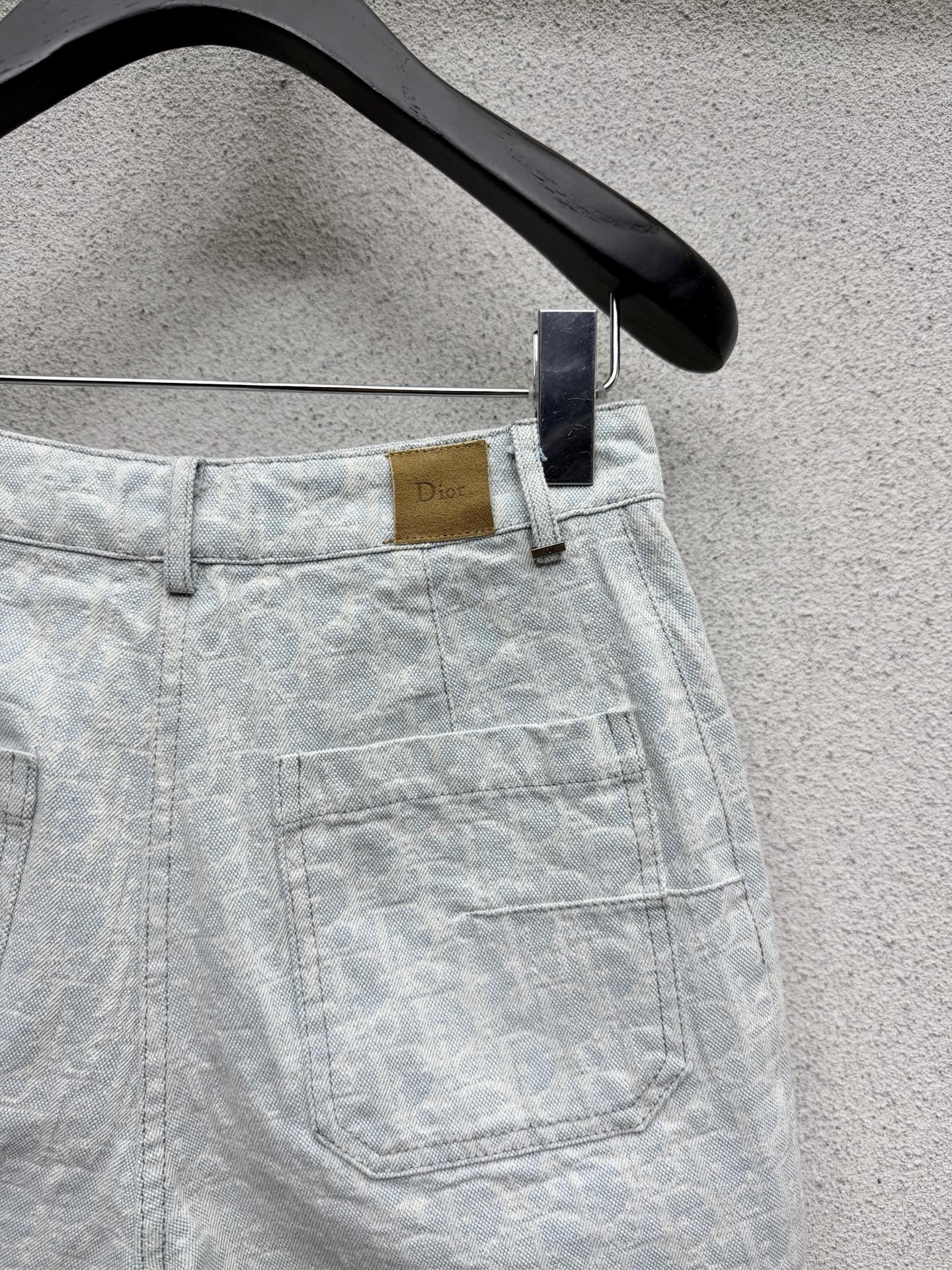 Dior 2026 Demin Jean Short Light Blue Cotton 400978