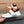 GG Men's Slip on White Brown Cowhide Canvas 530404