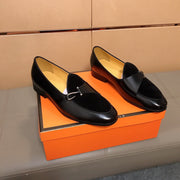 GG Men's Leather Loafer Black Cowhide 721602