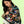 GG Horsebit 135CM  Black Colorful Cashmere Silk 275259
