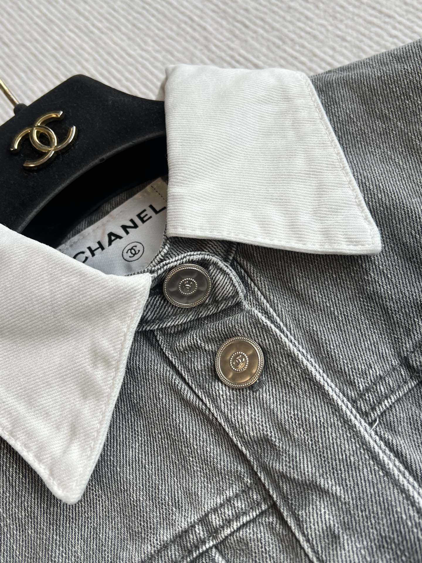 CC 25 Denim Jacket Smoky Gray Cotton 237733