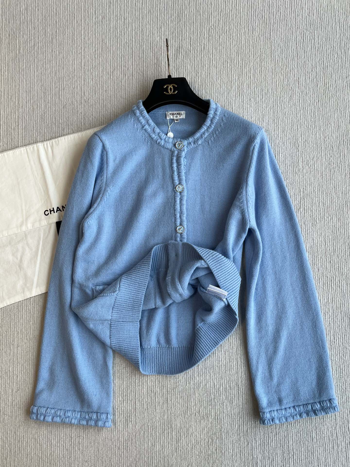 CC 25 cashmere round neck cardigan 234788