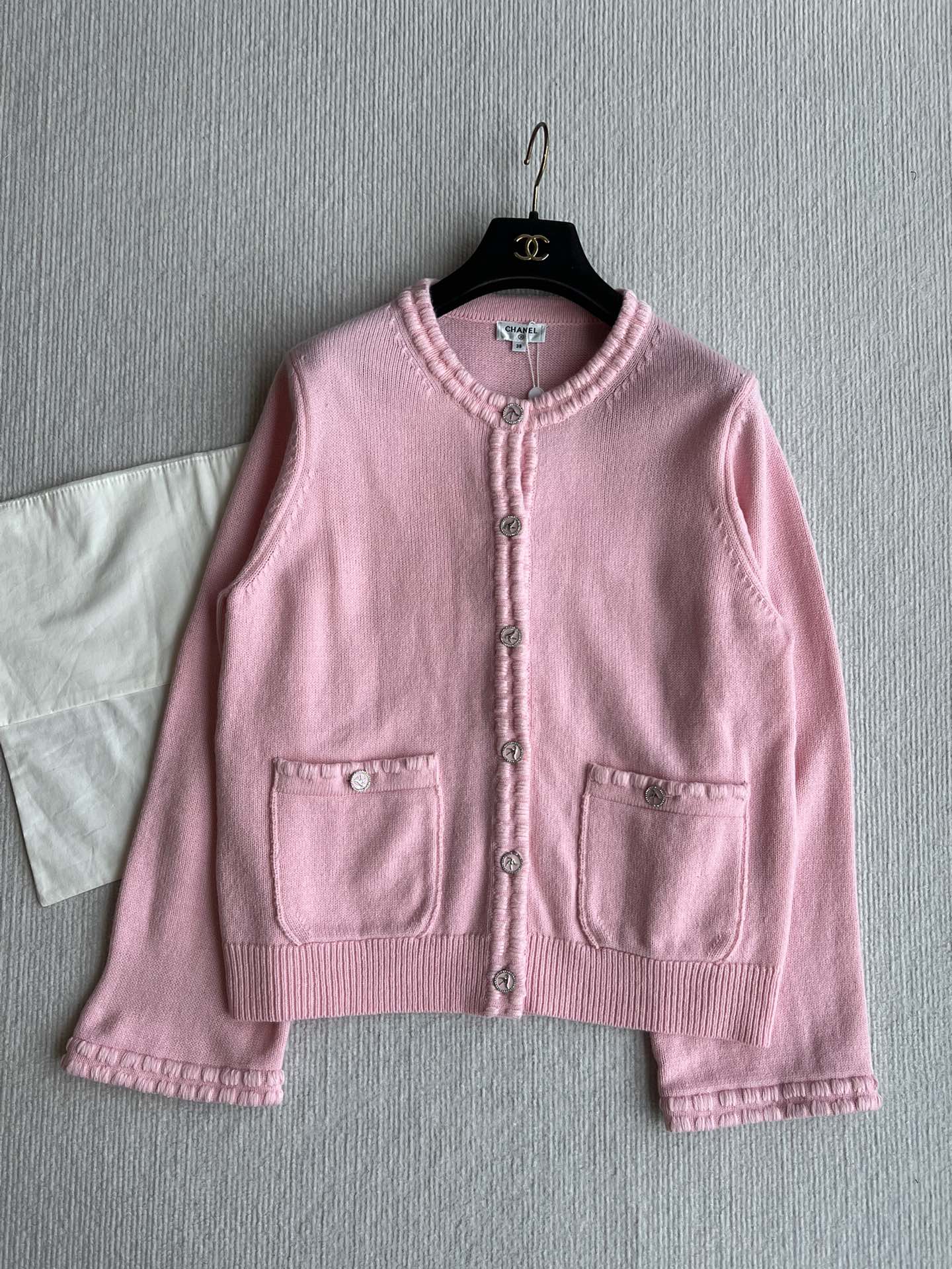 CC 25 cashmere round neck cardigan 234788