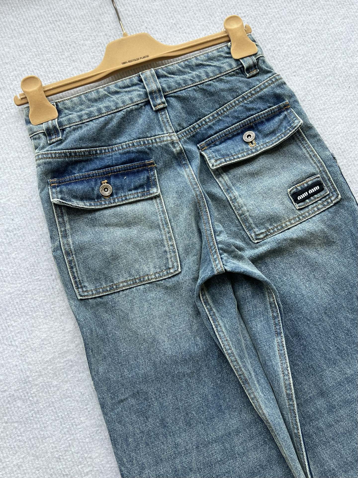Miumiu 2026 Denim Jeans Blue Cotton 356328