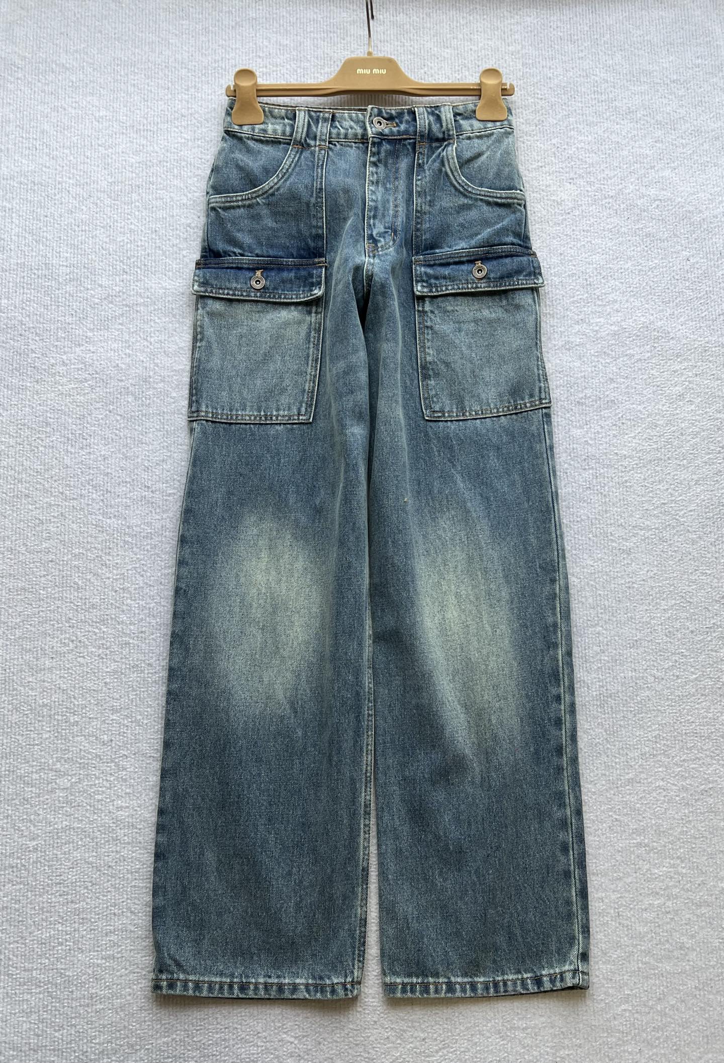 Miumiu 2026 Denim Jeans Blue Cotton 356328