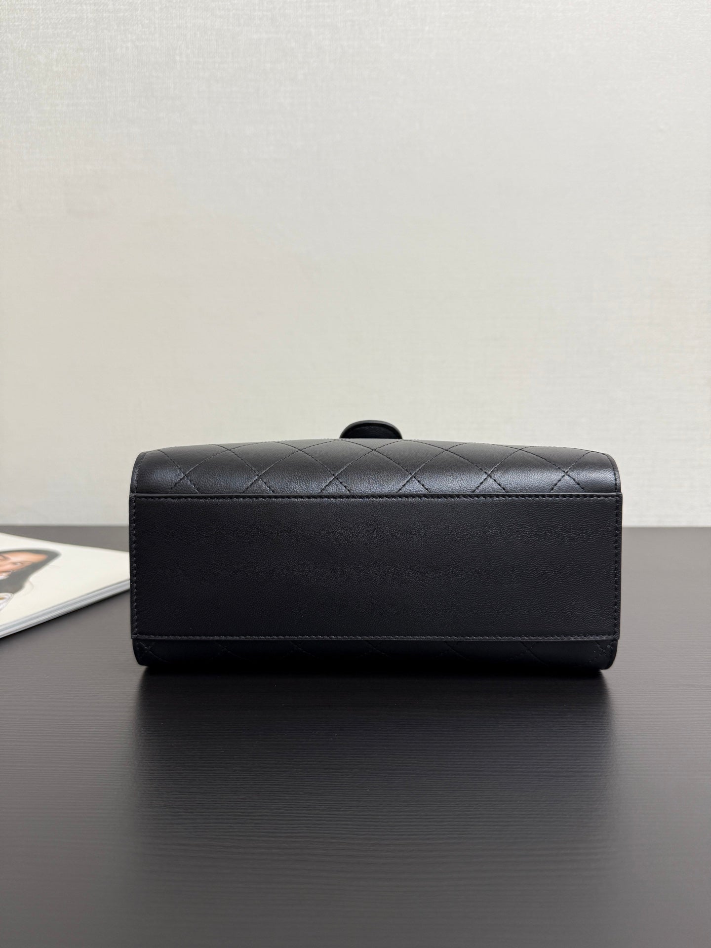 Chane 2026 Clutch With Chain 23cm Black Lambskin