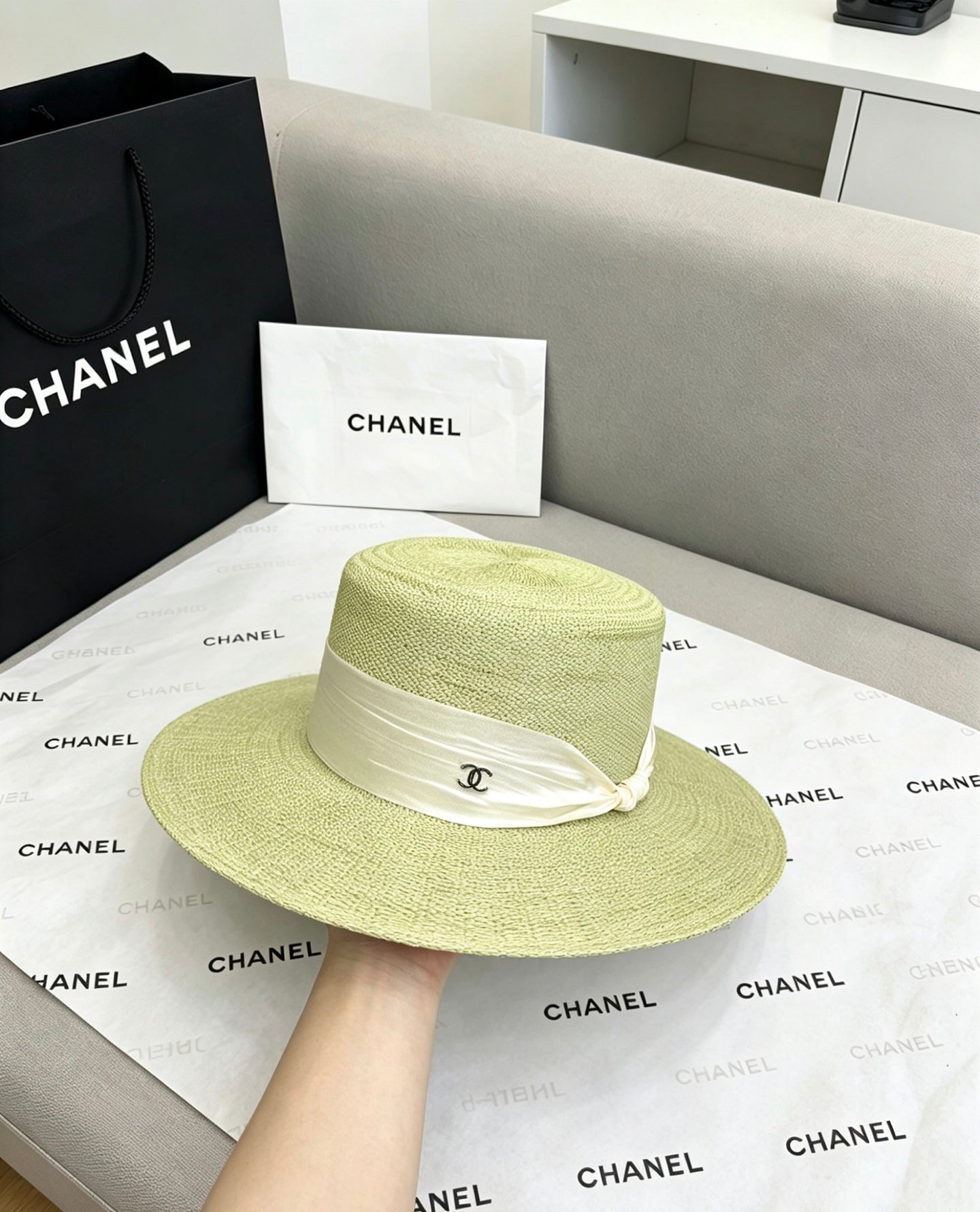 Chanel Flat Top Hat 212947