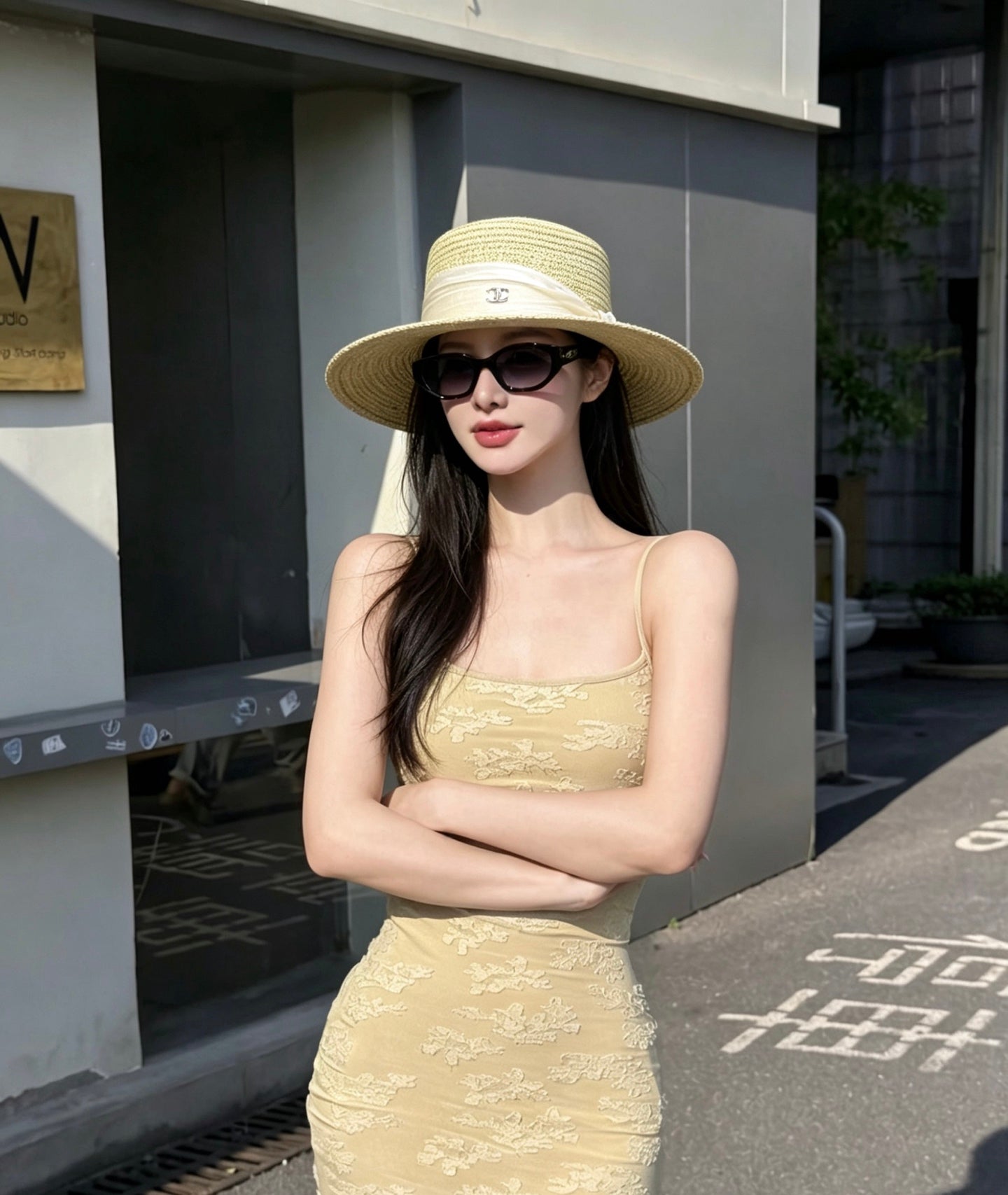 Chanel Flat Top Hat 212947