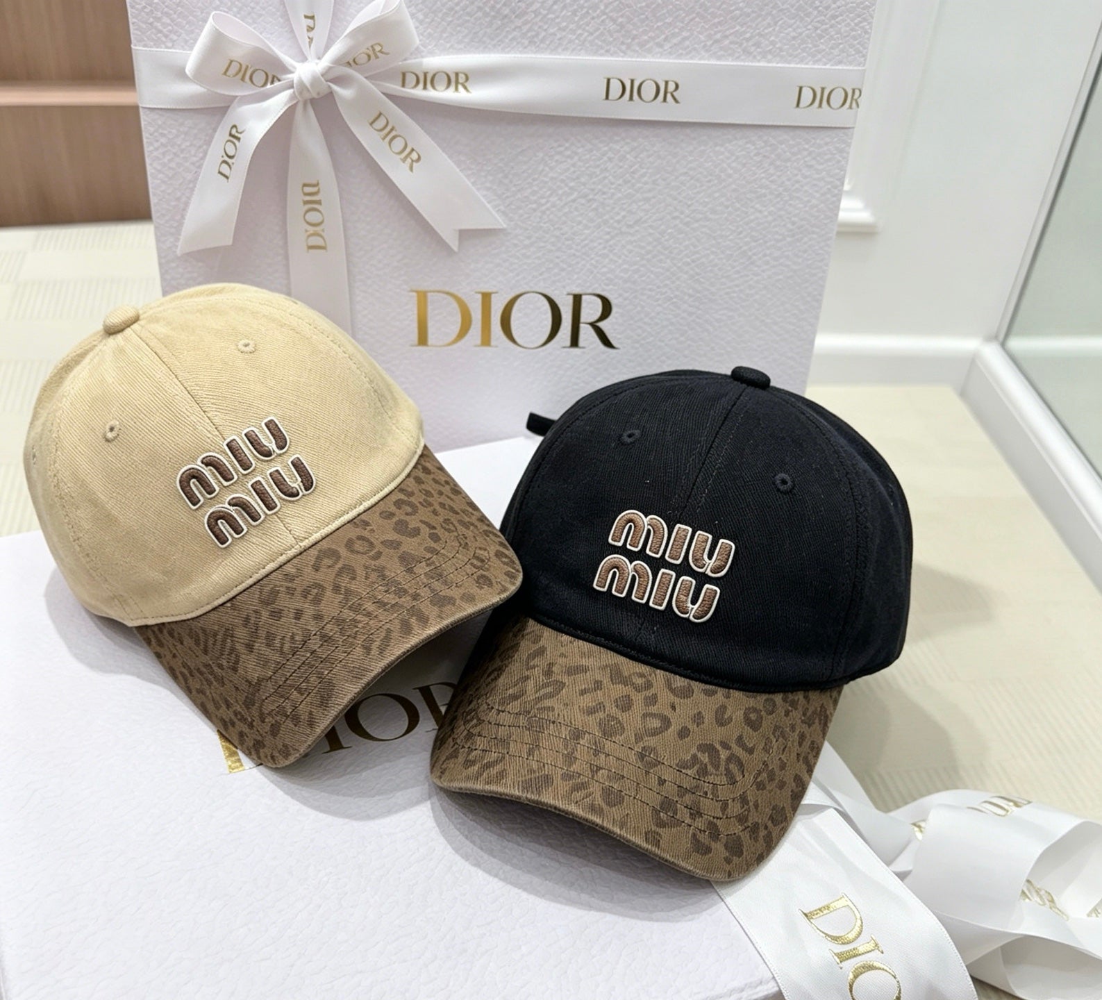 Miumiu Baseball Cap Cotton 212916