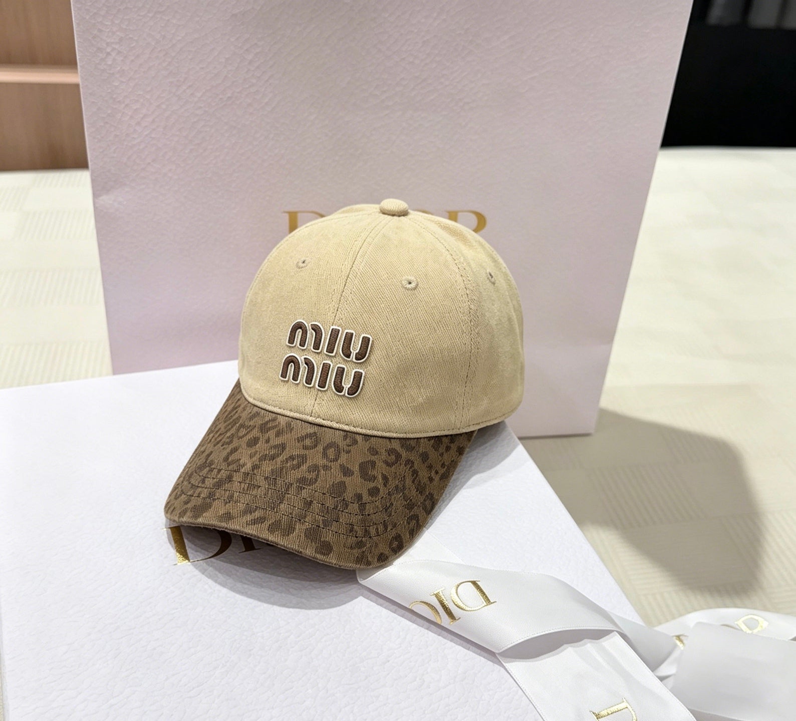 Miumiu Baseball Cap Cotton 212916