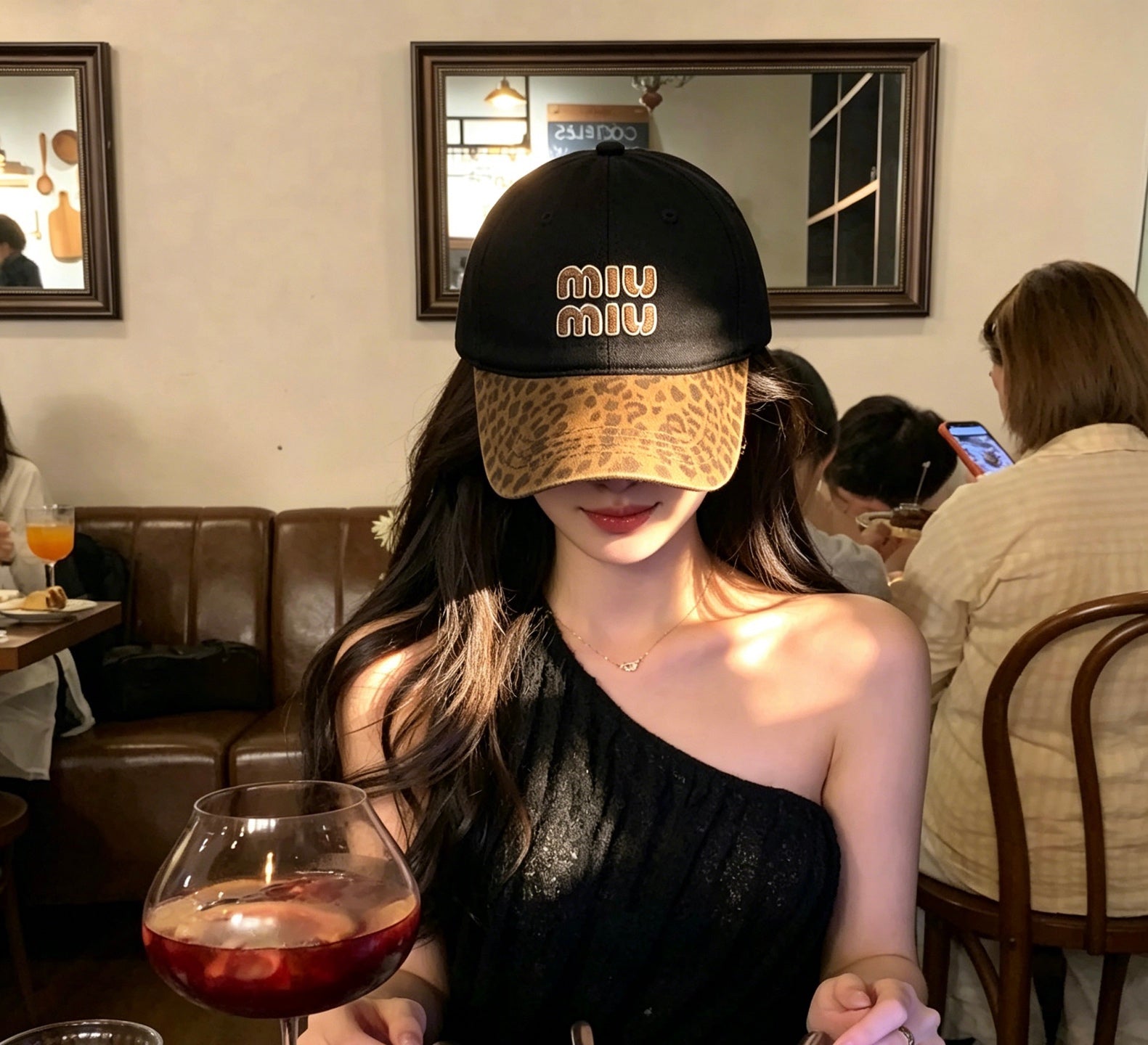Miumiu Baseball Cap Cotton 212916
