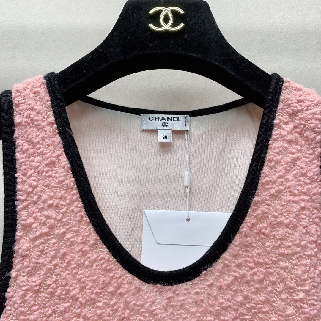 CC 25 Knitted Vest Dress Cotton 243529