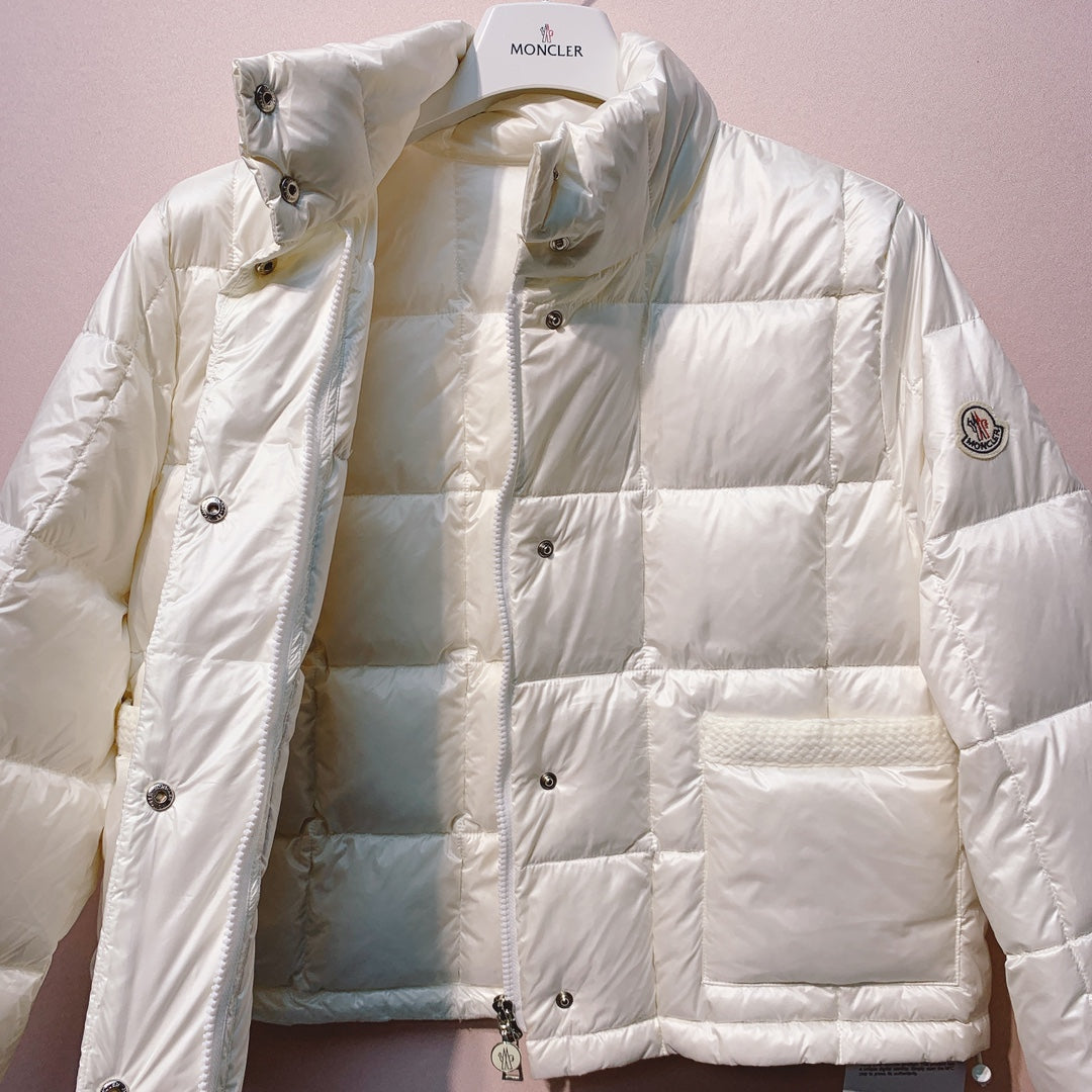 Moncler 25 Plaid Down Jacket Polyester 301730
