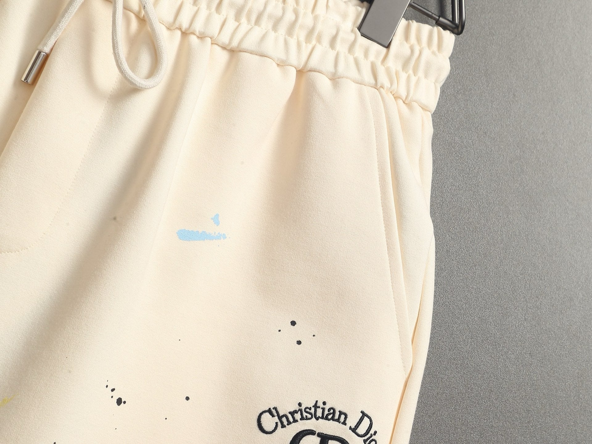 CD 26A Men Terry Cloth Short Oblique Embroidery Fabric 285977