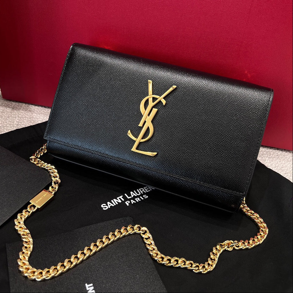 YSL 2026 Kate Medium Chain Bag 20cm Leather