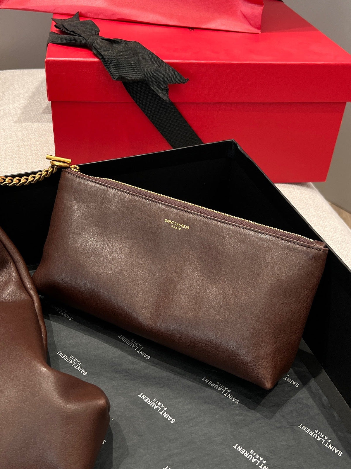 YSL 2026 Icare Maxi Tote Bag 55cm Smooth Leather