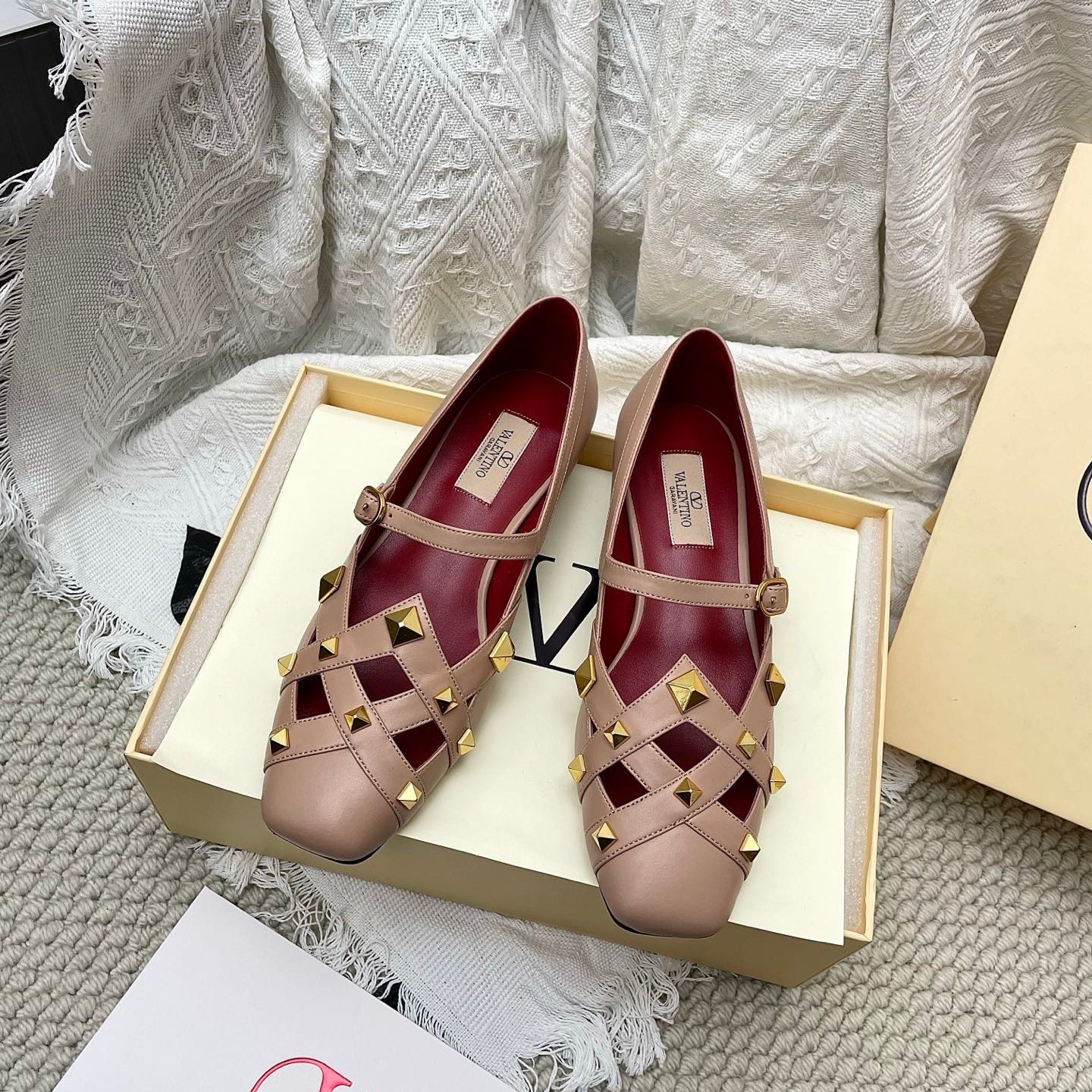 VT 26s Mary Jane Ballet Flats Lambskin