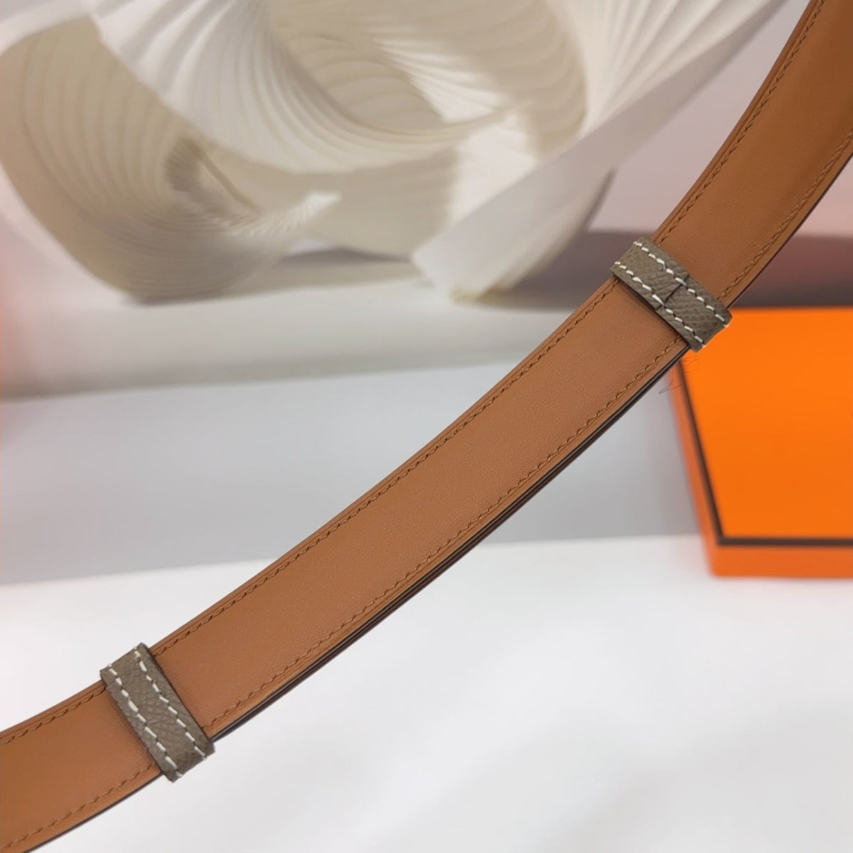 Collier De Chien Belt 30mm Etain Epsom Gold Buckle