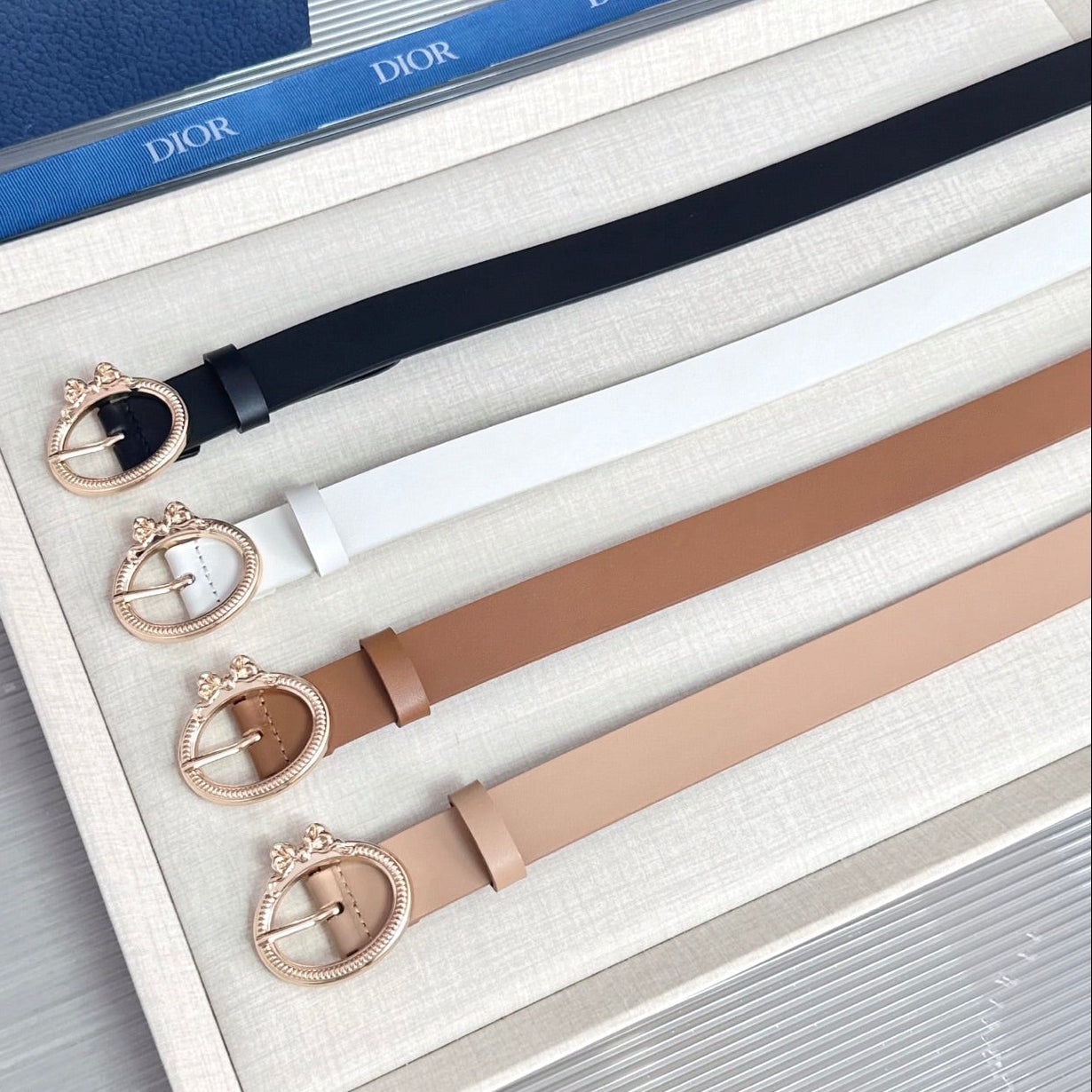 Dior Médaillon Belt 25mm Smooth Calfskin 209867