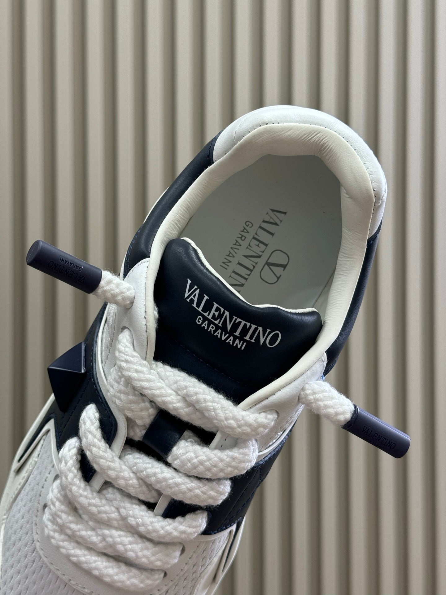 VT 2025 Sneakers White Dark Blue Frabic Cowhide 548578