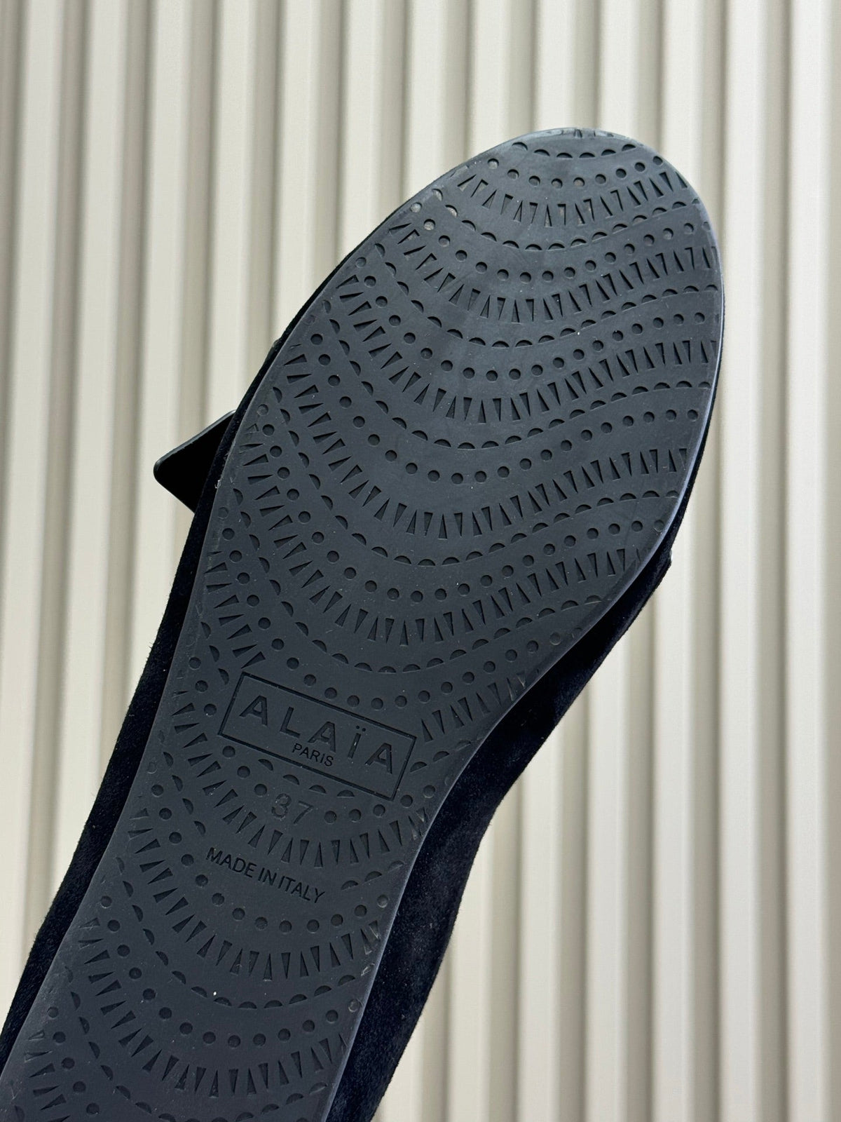 ALAIA  Le Teckel  Ballet Flats Black Suede 468729
