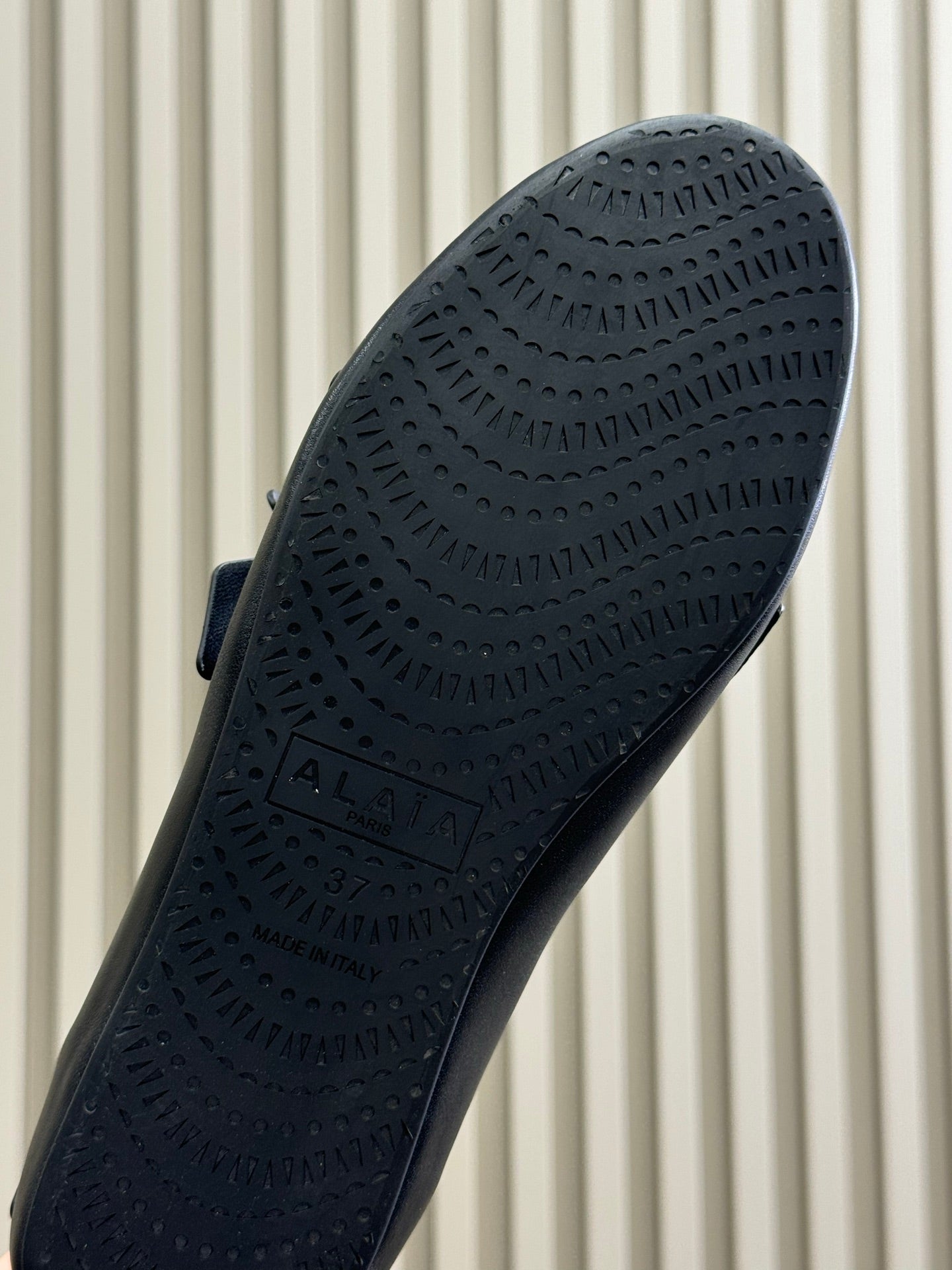 ALAIA  Le Teckel  Ballet Flats Black Sheepskin 468731