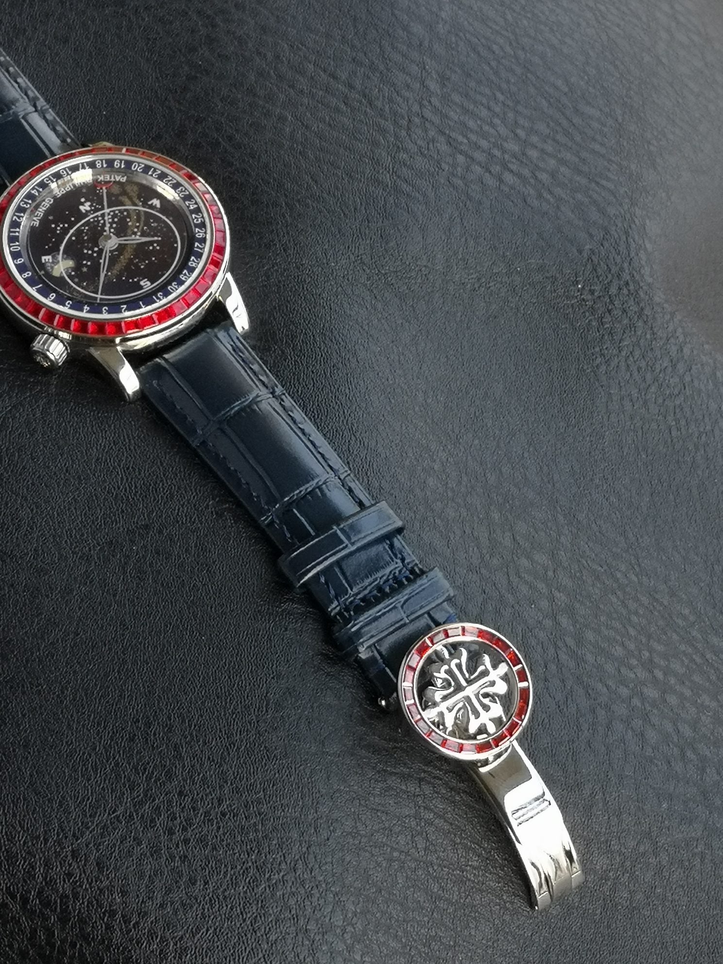 Patek Philippe Celestial Grand Complication 44mm Red Gemstones Blue Dial