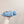 ALAIA HOLLOW BALLET FLAT IN SKY BLUE LAMBSKIN