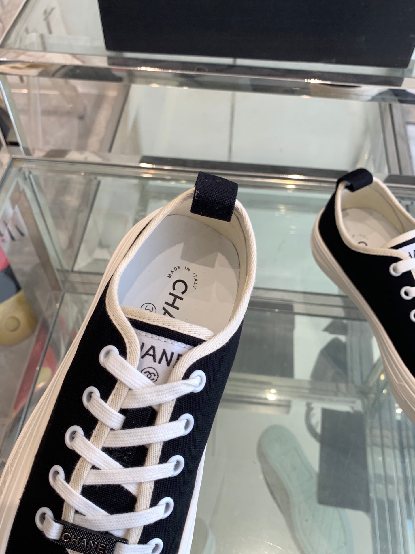 CC Sneaker Black Canvas  203261