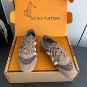 LV 26ss Ballet Sneakers Brown Suede 631484