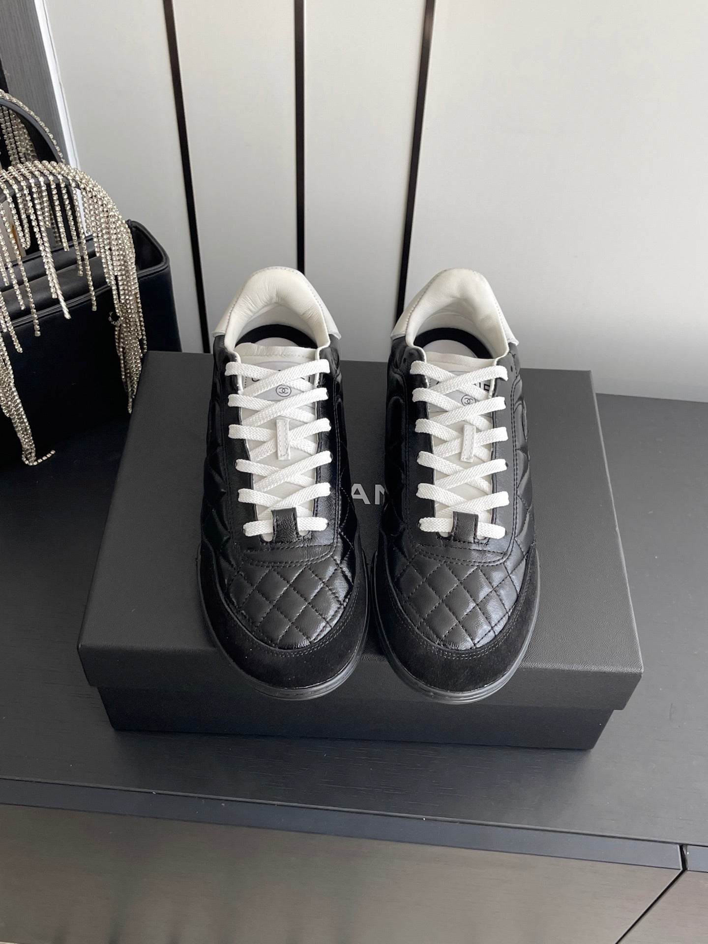 Chanel 2026 Sneaker Quilted Calfskin Suede 895746