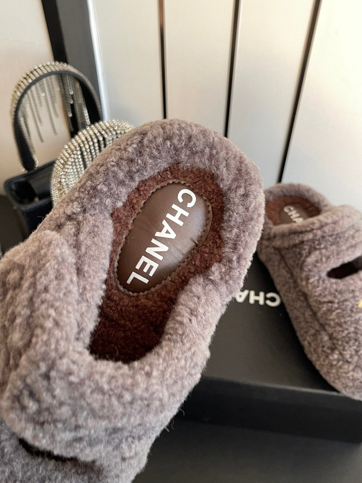 Chanel 2026 Furry Mule Wool 176755
