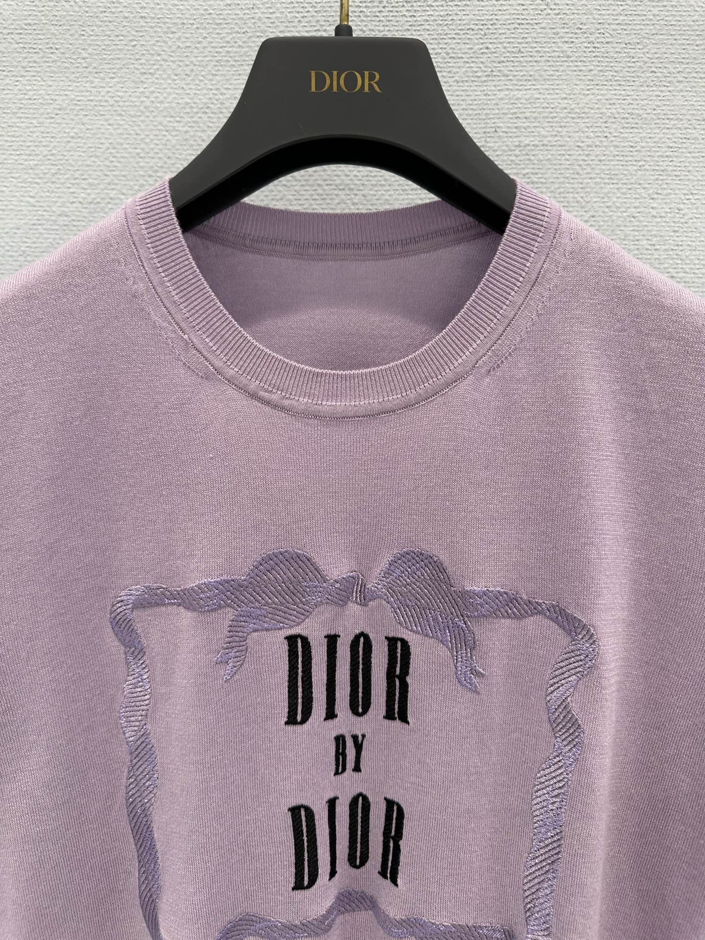 Dior 2026 Short-sleeved T-shirt Purple Cotton 460281