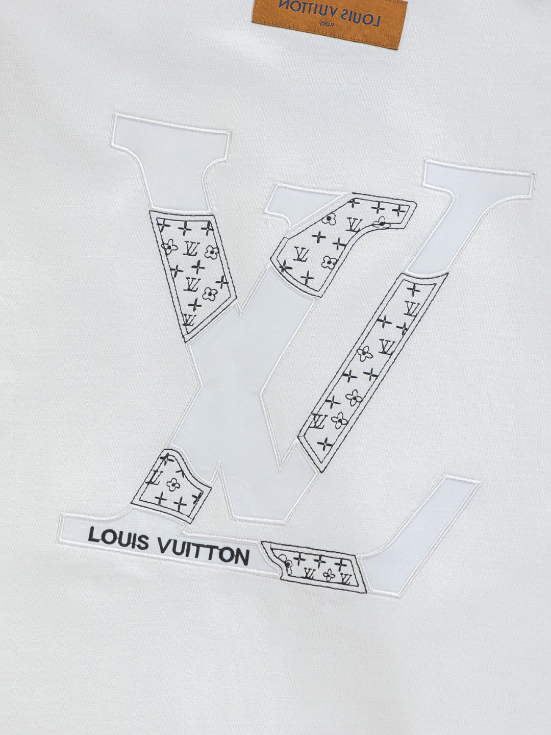 LV 26A Crew Neck Short-Sleeve T-Shirt Cotton 405637