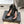 ALAIA ROUND-TOE HIGH HEELS 10 CM IN BLACK CALFSKIN