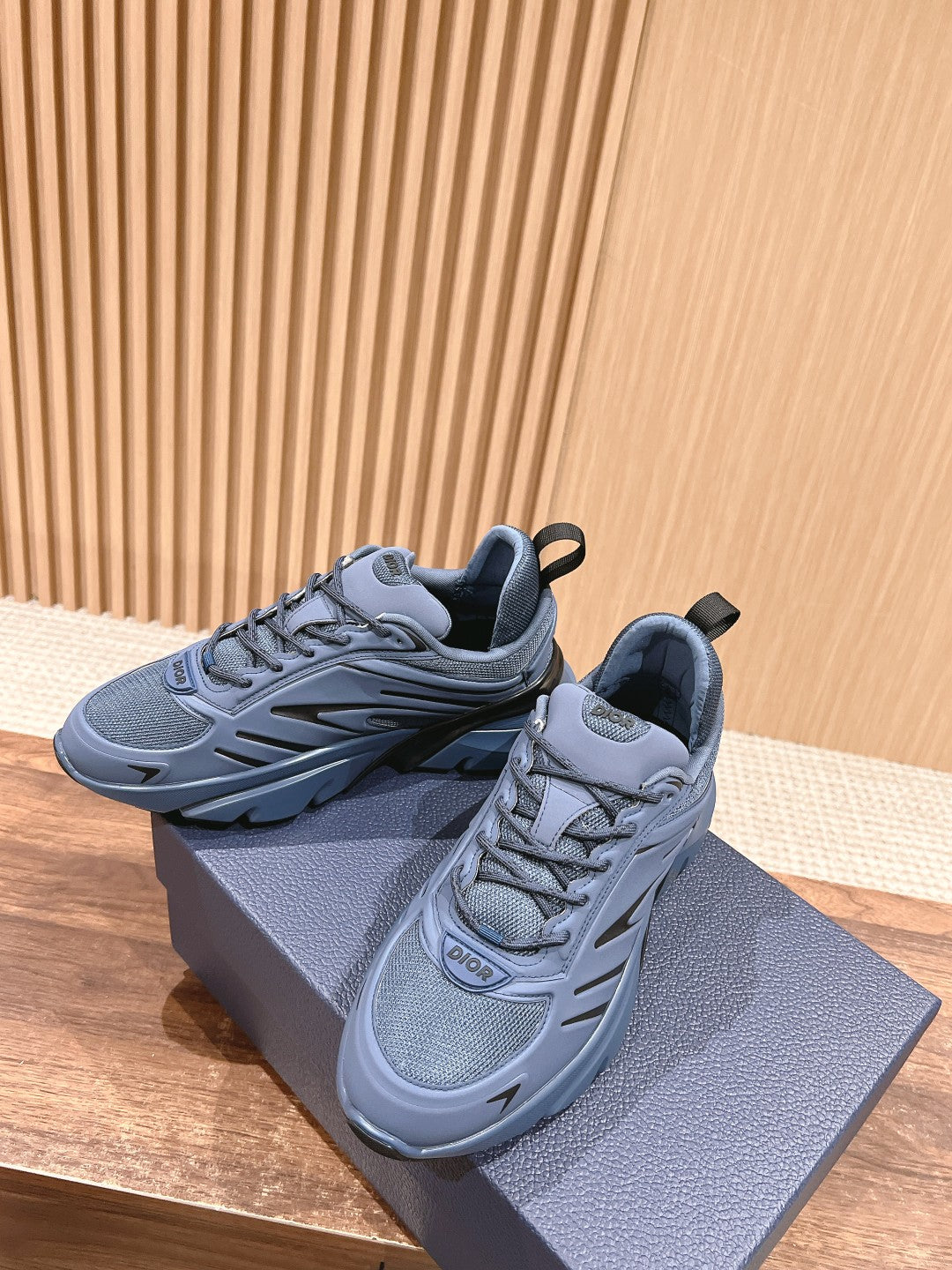 CD B44 Blade Sneaker 30mm Navy Blue Mesh Fabric 101010