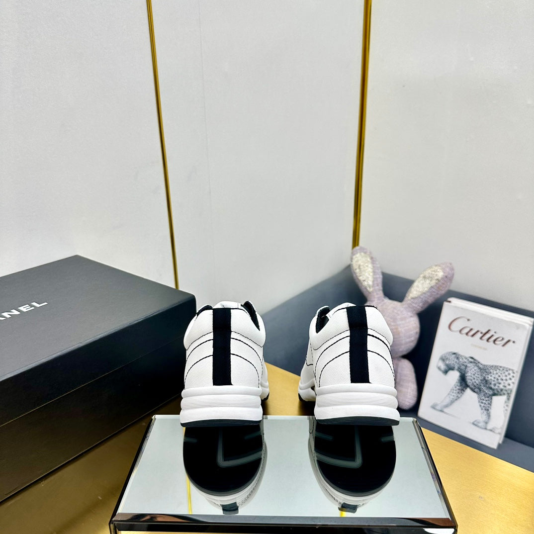 Chanel 2026 CC Logo Sneakers Fabric 986968