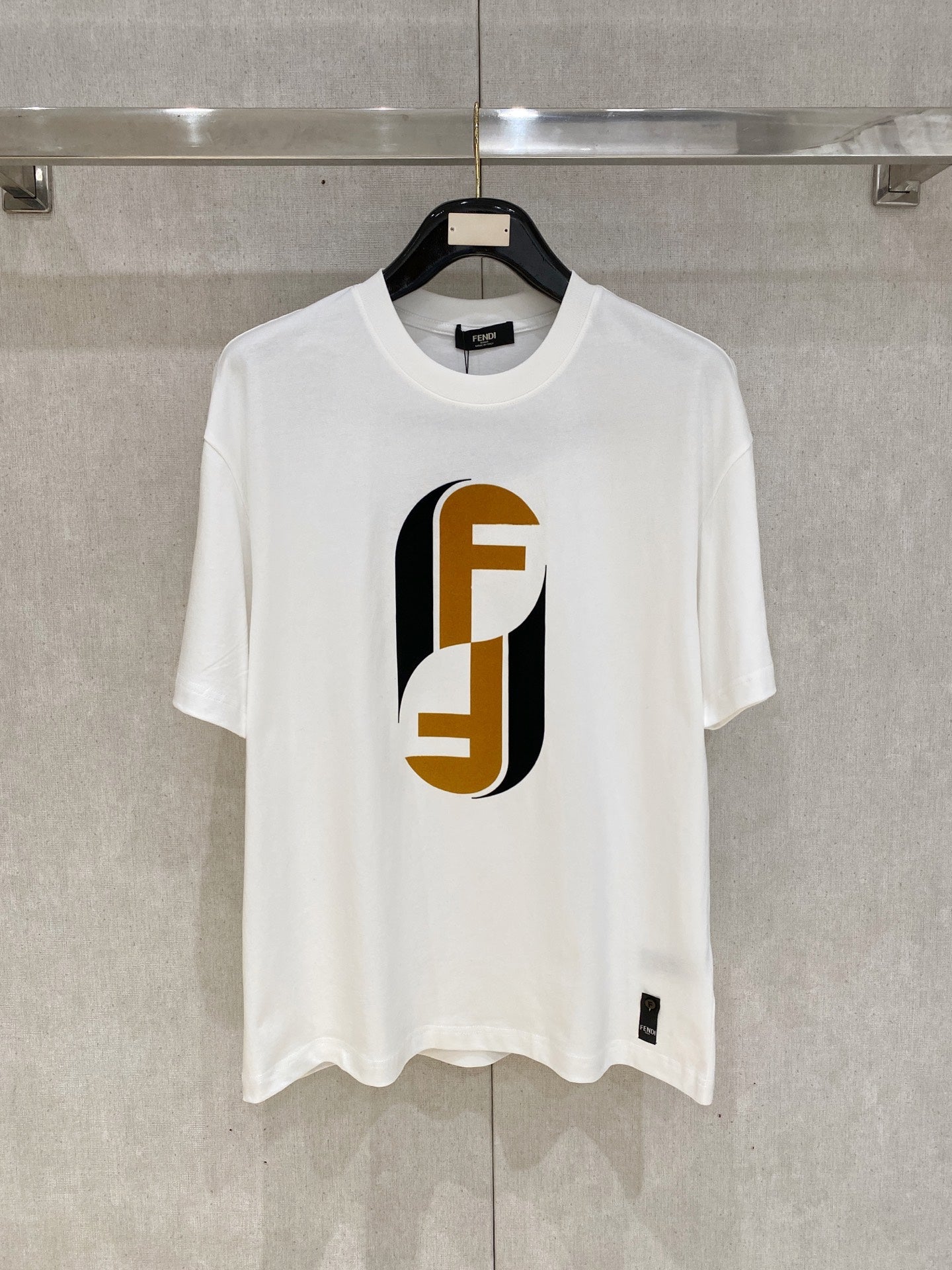 Fendi 2026 Men's Short-Sleeve T-Shirt Cotton 737247