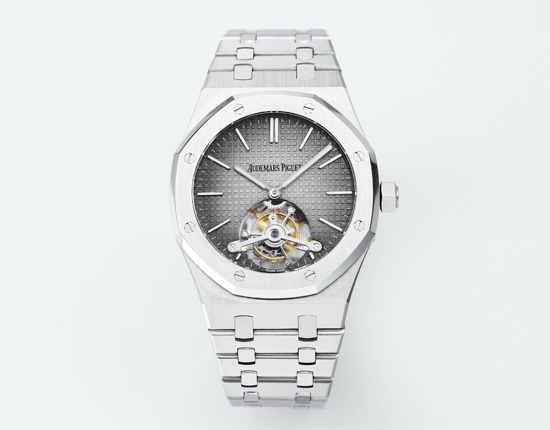 Royal Oak Selfwinding Flying Tourbillon Extra-thin Grey Dial