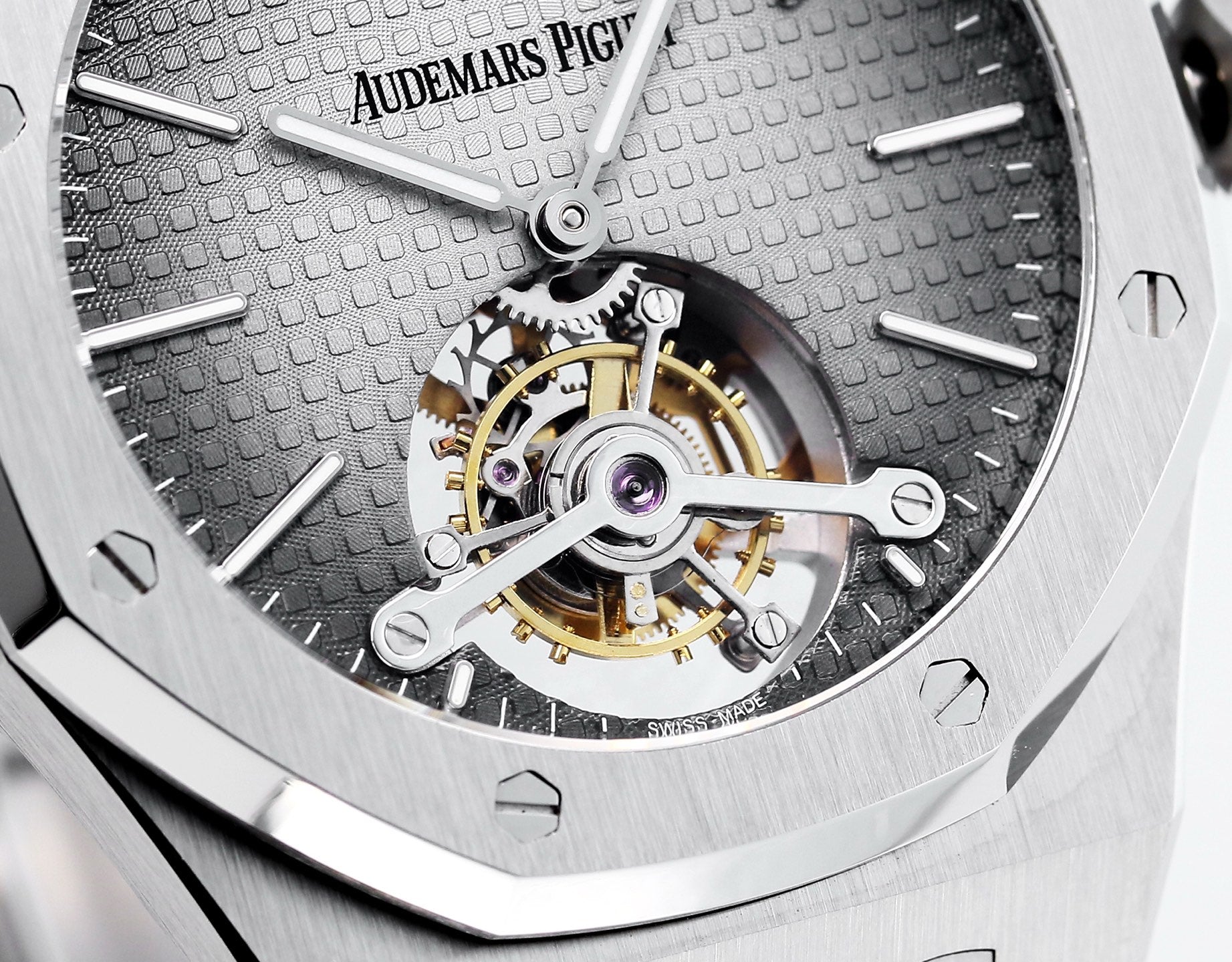 Royal Oak Selfwinding Flying Tourbillon Extra-thin Grey Dial