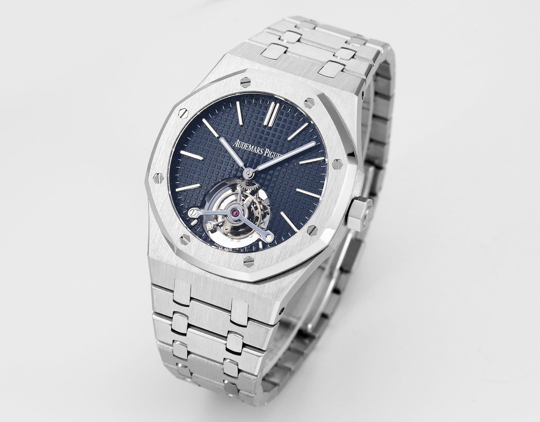 Royal Oak Selfwinding Flying Tourbillon Extra-thin Blue Dial
