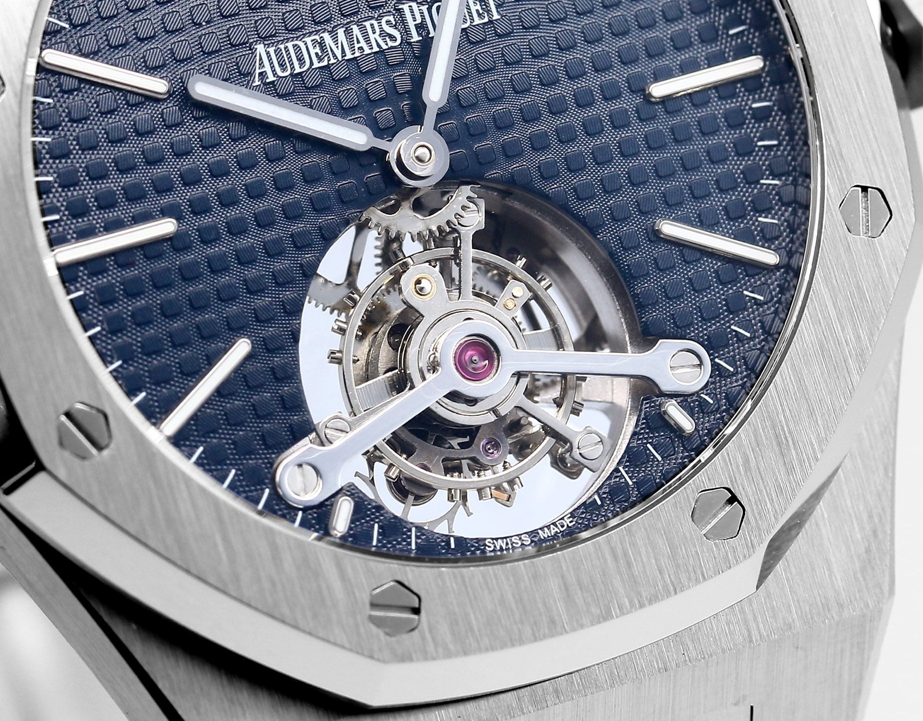 Royal Oak Selfwinding Flying Tourbillon Extra-thin Blue Dial
