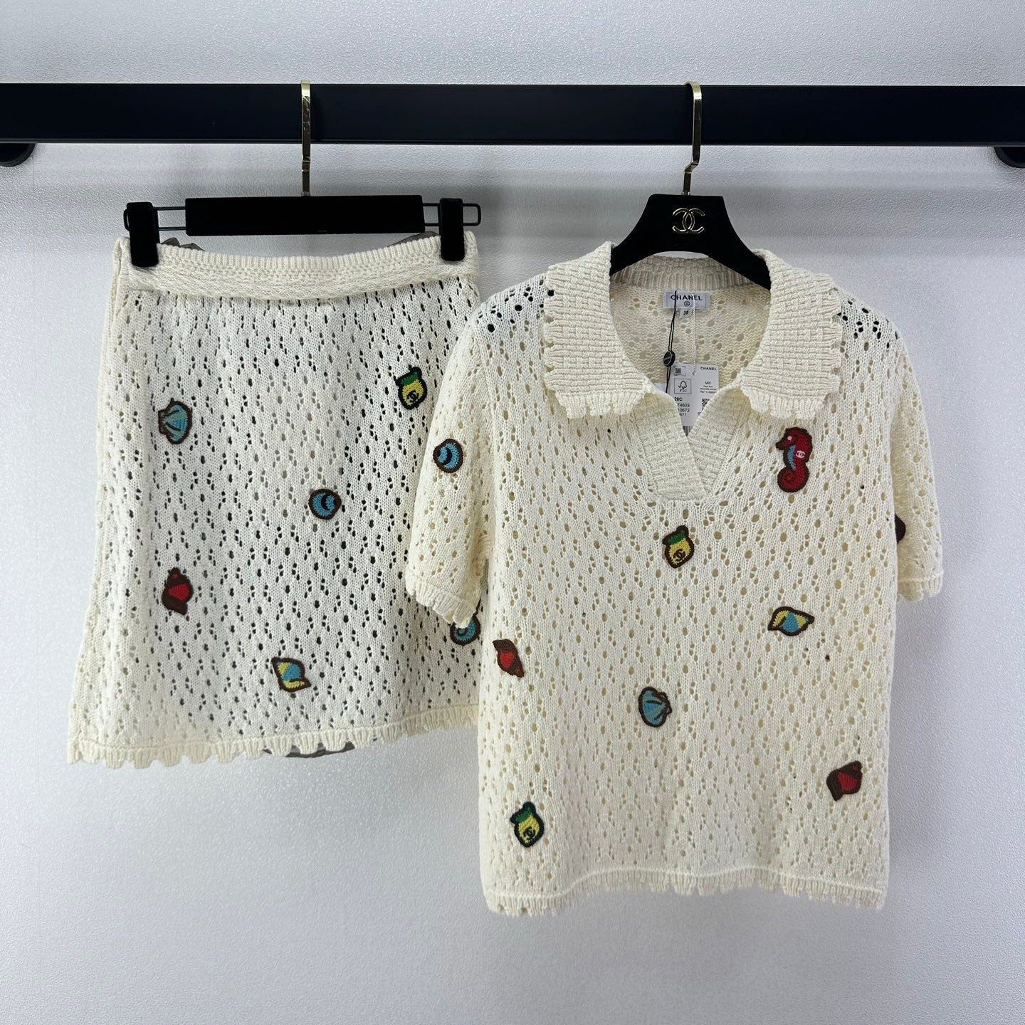 Chanel 2026 Set Cream Mix Colors Cotton 384159