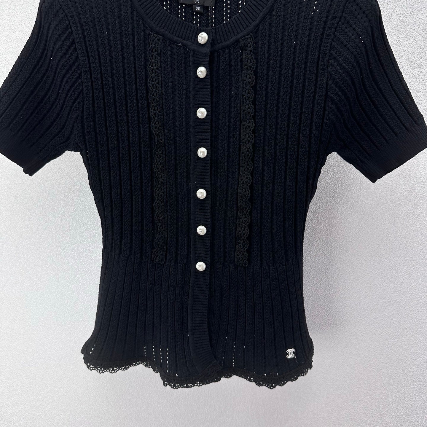 Chanel 2026 Short-sleeve Top Cotton 395474