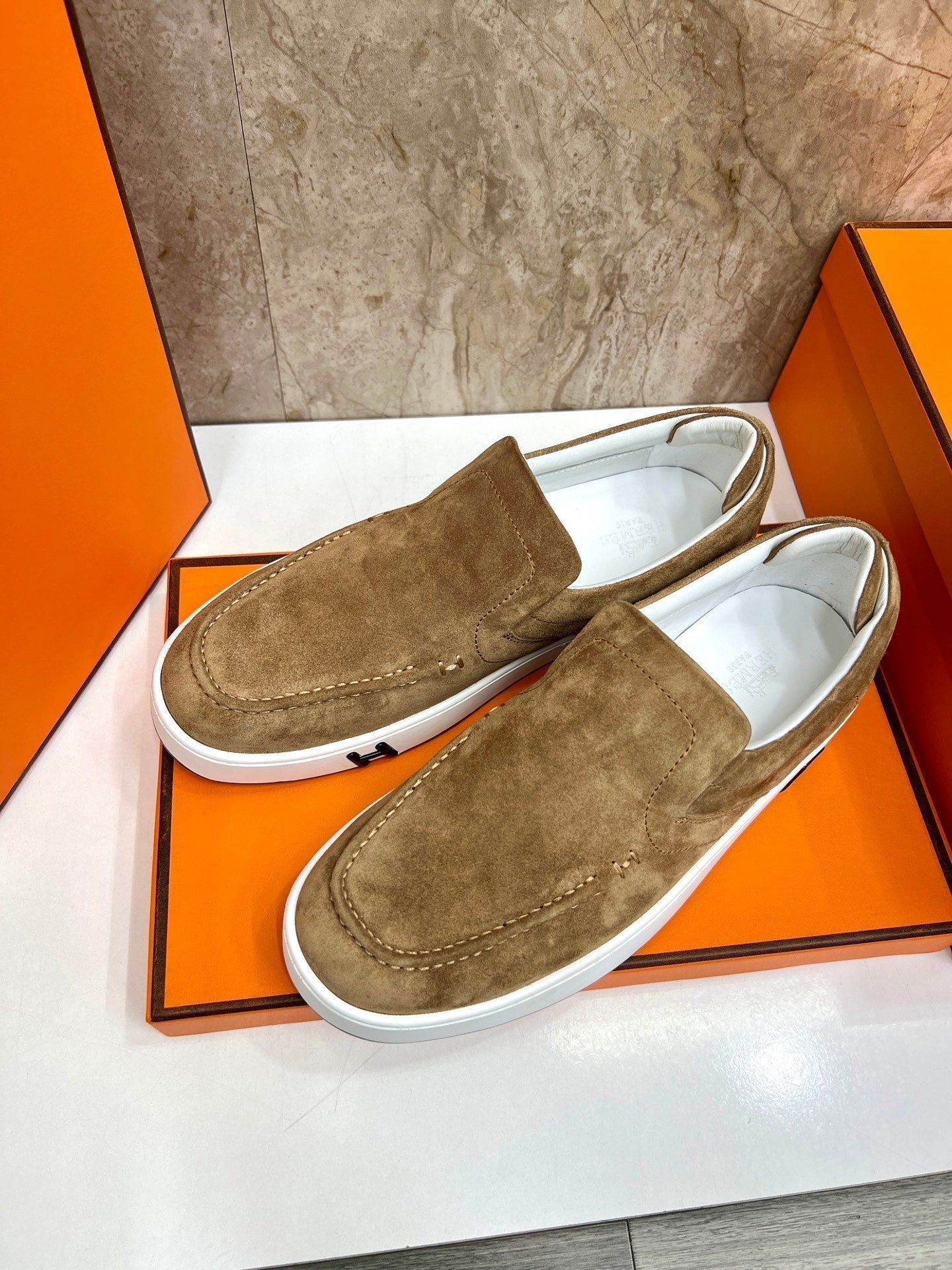HM 25 Men's Kiddy Slip-on Shoe Dijon Cowhide 545622